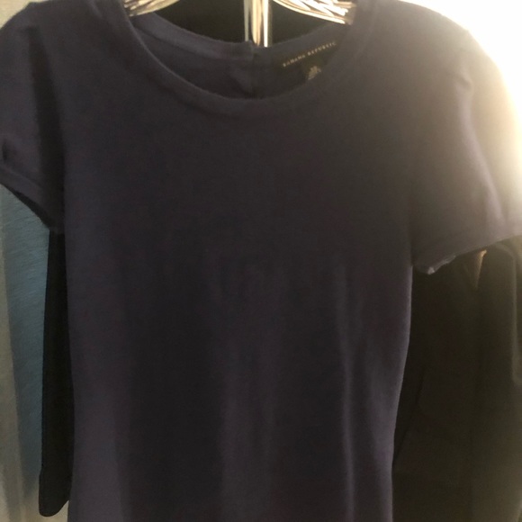 Navy Blue cap sleeve sweater - Picture 5 of 5